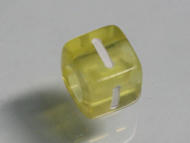 TOKO-BEADS P001-5-I Alphabet (I) 6mm P001-5-I アルファベット（I） 6mm Asian bead & African bead  Handmade,Lampeork,bead,asia,india,ethnic,parts,accessory,beads とんぼ玉,ビーズ,トンボ玉,アジア,インド,エスニック,手作り,パーツ,アクセサリー