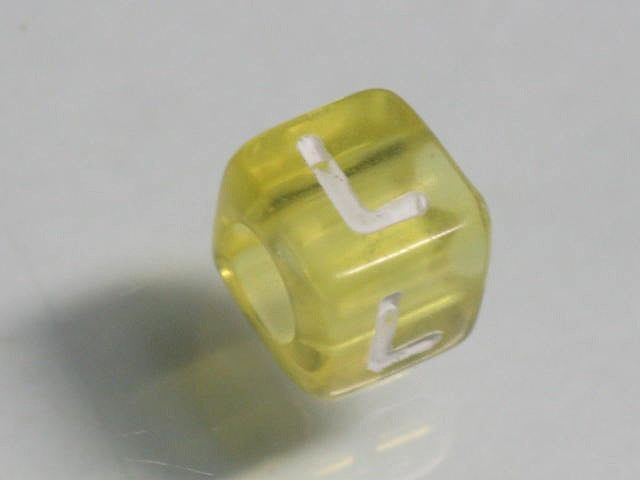 TOKO-BEADS P001-5-L Alphabet (L) 6mm P001-5-L アルファベット（L） 6mm Asian bead & African bead  Handmade,Lampeork,bead,asia,india,ethnic,parts,accessory,beads とんぼ玉,ビーズ,トンボ玉,アジア,インド,エスニック,手作り,パーツ,アクセサリー