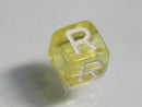 TOKO-BEADS P001-5-R Alphabet (R) 6mm P001-5-R アルファベット（R） 6mm Asian bead & African bead  Handmade,Lampeork,bead,asia,india,ethnic,parts,accessory,beads とんぼ玉,ビーズ,トンボ玉,アジア,インド,エスニック,手作り,パーツ,アクセサリー
