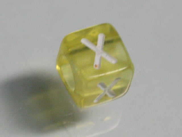 TOKO-BEADS P001-5-X Alphabet (X) 6mm P001-5-X アルファベット（X） 6mm Asian bead & African bead  Handmade,Lampeork,bead,asia,india,ethnic,parts,accessory,beads とんぼ玉,ビーズ,トンボ玉,アジア,インド,エスニック,手作り,パーツ,アクセサリー