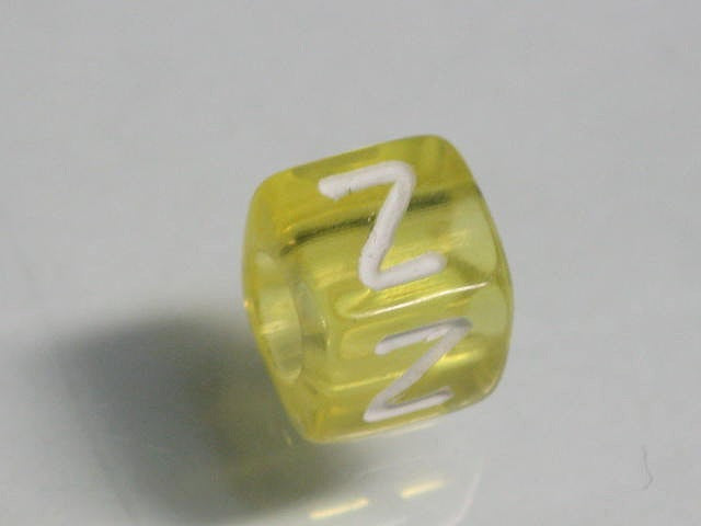 TOKO-BEADS P001-5-Z Alphabet (Z) 6mm P001-5-Z アルファベット（Z） 6mm Asian bead & African bead  Handmade,Lampeork,bead,asia,india,ethnic,parts,accessory,beads とんぼ玉,ビーズ,トンボ玉,アジア,インド,エスニック,手作り,パーツ,アクセサリー