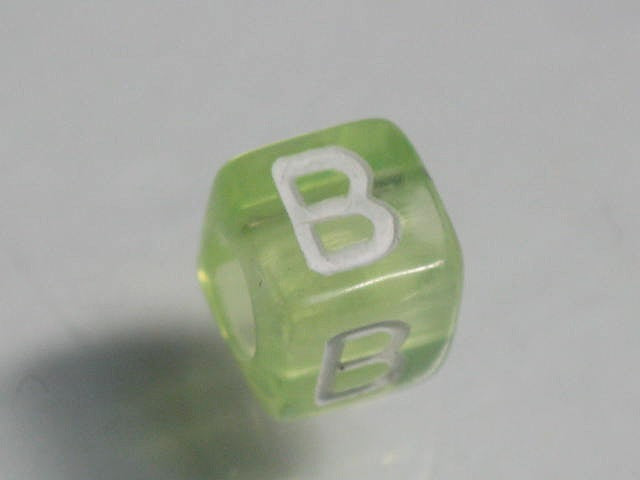 TOKO-BEADS P001-6-B Alphabet (B) 6mm P001-6-B アルファベット（B） 6mm Asian bead & African bead  Handmade,Lampeork,bead,asia,india,ethnic,parts,accessory,beads とんぼ玉,ビーズ,トンボ玉,アジア,インド,エスニック,手作り,パーツ,アクセサリー