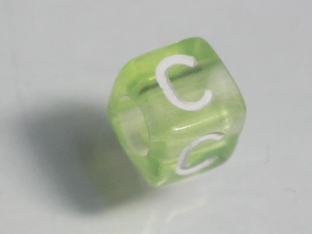 TOKO-BEADS P001-6-C Alphabet (C) 6mm P001-6-C アルファベット（C） 6mm Asian bead & African bead  Handmade,Lampeork,bead,asia,india,ethnic,parts,accessory,beads とんぼ玉,ビーズ,トンボ玉,アジア,インド,エスニック,手作り,パーツ,アクセサリー