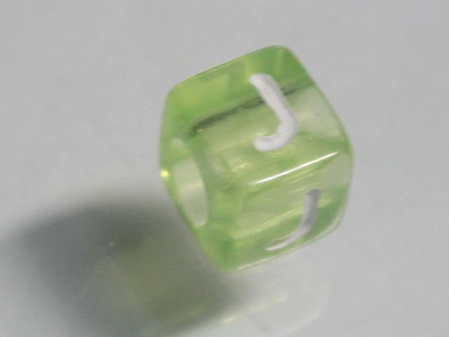 TOKO-BEADS P001-6-J Alphabet (J) 6mm P001-6-J アルファベット（J） 6mm Asian bead & African bead  Handmade,Lampeork,bead,asia,india,ethnic,parts,accessory,beads とんぼ玉,ビーズ,トンボ玉,アジア,インド,エスニック,手作り,パーツ,アクセサリー