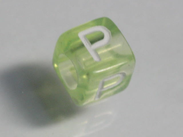 TOKO-BEADS P001-6-P Alphabet (P) 6mm P001-6-P アルファベット（P） 6mm Asian bead & African bead  Handmade,Lampeork,bead,asia,india,ethnic,parts,accessory,beads とんぼ玉,ビーズ,トンボ玉,アジア,インド,エスニック,手作り,パーツ,アクセサリー