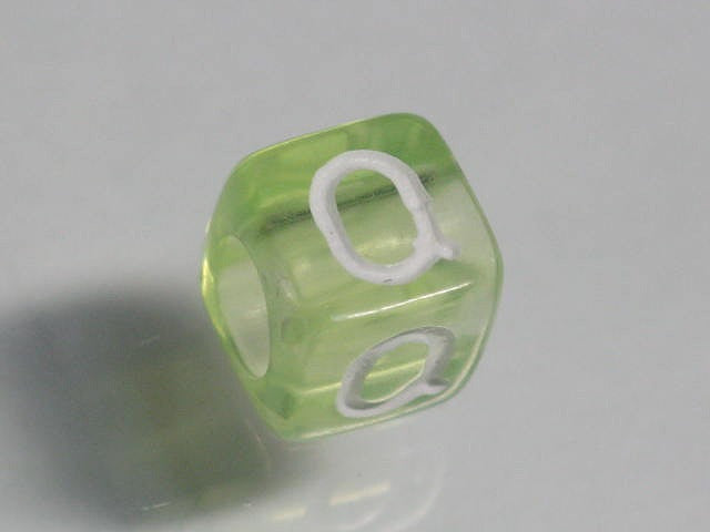TOKO-BEADS P001-6-Q Alphabet (Q) 6mm P001-6-Q アルファベット（Q） 6mm Asian bead & African bead  Handmade,Lampeork,bead,asia,india,ethnic,parts,accessory,beads とんぼ玉,ビーズ,トンボ玉,アジア,インド,エスニック,手作り,パーツ,アクセサリー