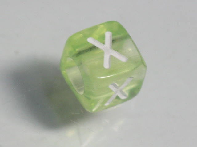 TOKO-BEADS P001-6-X Alphabet (X) 6mm P001-6-X アルファベット（X） 6mm Asian bead & African bead  Handmade,Lampeork,bead,asia,india,ethnic,parts,accessory,beads とんぼ玉,ビーズ,トンボ玉,アジア,インド,エスニック,手作り,パーツ,アクセサリー