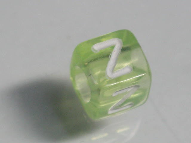 TOKO-BEADS P001-6-Z Alphabet (Z) 6mm P001-6-Z アルファベット（Z） 6mm Asian bead & African bead  Handmade,Lampeork,bead,asia,india,ethnic,parts,accessory,beads とんぼ玉,ビーズ,トンボ玉,アジア,インド,エスニック,手作り,パーツ,アクセサリー