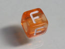 TOKO-BEADS P001-7-F Alphabet (F) 6mm P001-7-F アルファベット（F） 6mm Asian bead & African bead  Handmade,Lampeork,bead,asia,india,ethnic,parts,accessory,beads とんぼ玉,ビーズ,トンボ玉,アジア,インド,エスニック,手作り,パーツ,アクセサリー