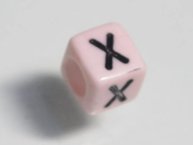 TOKO-BEADS P002-3-X Alphabet (X) 6mm P002-3-X アルファベット（X） 6mm Asian bead & African bead  Handmade,Lampeork,bead,asia,india,ethnic,parts,accessory,beads とんぼ玉,ビーズ,トンボ玉,アジア,インド,エスニック,手作り,パーツ,アクセサリー