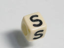 TOKO-BEADS P002-4-S Alphabet (S) 6mm P002-4-S アルファベット（S） 6mm Asian bead & African bead  Handmade,Lampeork,bead,asia,india,ethnic,parts,accessory,beads とんぼ玉,ビーズ,トンボ玉,アジア,インド,エスニック,手作り,パーツ,アクセサリー
