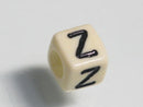 TOKO-BEADS P002-4-Z Alphabet (Z) 6mm P002-4-Z アルファベット（Z） 6mm Asian bead & African bead  Handmade,Lampeork,bead,asia,india,ethnic,parts,accessory,beads とんぼ玉,ビーズ,トンボ玉,アジア,インド,エスニック,手作り,パーツ,アクセサリー