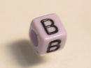 TOKO-BEADS P002-5-B Alphabet (B) 6mm P002-5-B アルファベット（B） 6mm Asian bead & African bead  Handmade,Lampeork,bead,asia,india,ethnic,parts,accessory,beads とんぼ玉,ビーズ,トンボ玉,アジア,インド,エスニック,手作り,パーツ,アクセサリー