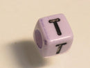 TOKO-BEADS P002-5-T Alphabet (T) 6mm P002-5-T アルファベット（T） 6mm Asian bead & African bead  Handmade,Lampeork,bead,asia,india,ethnic,parts,accessory,beads とんぼ玉,ビーズ,トンボ玉,アジア,インド,エスニック,手作り,パーツ,アクセサリー