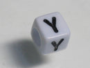 TOKO-BEADS P002-6-Y Alphabet (Y) 6mm P002-6-Y アルファベット（Y） 6mm Asian bead & African bead  Handmade,Lampeork,bead,asia,india,ethnic,parts,accessory,beads とんぼ玉,ビーズ,トンボ玉,アジア,インド,エスニック,手作り,パーツ,アクセサリー