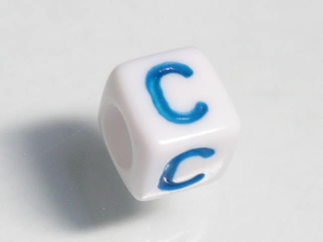 TOKO-BEADS P003-1-C Alphabet (C) 6mm P003-1-C アルファベット（C） 6mm Asian bead & African bead  Handmade,Lampeork,bead,asia,india,ethnic,parts,accessory,beads とんぼ玉,ビーズ,トンボ玉,アジア,インド,エスニック,手作り,パーツ,アクセサリー