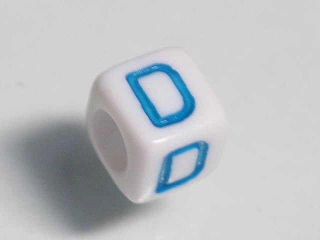 TOKO-BEADS P003-1-D Alphabet (D) 6mm P003-1-D アルファベット（D） 6mm Asian bead & African bead  Handmade,Lampeork,bead,asia,india,ethnic,parts,accessory,beads とんぼ玉,ビーズ,トンボ玉,アジア,インド,エスニック,手作り,パーツ,アクセサリー
