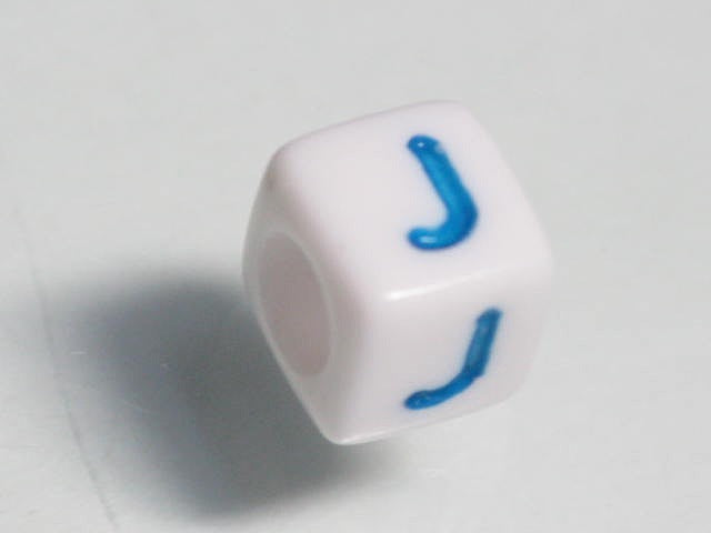 TOKO-BEADS P003-1-J Alphabet (J) 6mm P003-1-J アルファベット（J） 6mm Asian bead & African bead  Handmade,Lampeork,bead,asia,india,ethnic,parts,accessory,beads とんぼ玉,ビーズ,トンボ玉,アジア,インド,エスニック,手作り,パーツ,アクセサリー