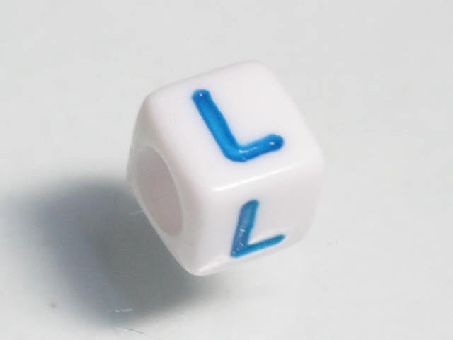 TOKO-BEADS P003-1-L Alphabet (L) 6mm P003-1-L アルファベット（L） 6mm Asian bead & African bead  Handmade,Lampeork,bead,asia,india,ethnic,parts,accessory,beads とんぼ玉,ビーズ,トンボ玉,アジア,インド,エスニック,手作り,パーツ,アクセサリー