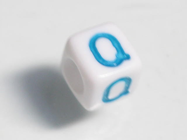 TOKO-BEADS P003-1-Q Alphabet (Q) 6mm P003-1-Q アルファベット（Q） 6mm Asian bead & African bead  Handmade,Lampeork,bead,asia,india,ethnic,parts,accessory,beads とんぼ玉,ビーズ,トンボ玉,アジア,インド,エスニック,手作り,パーツ,アクセサリー