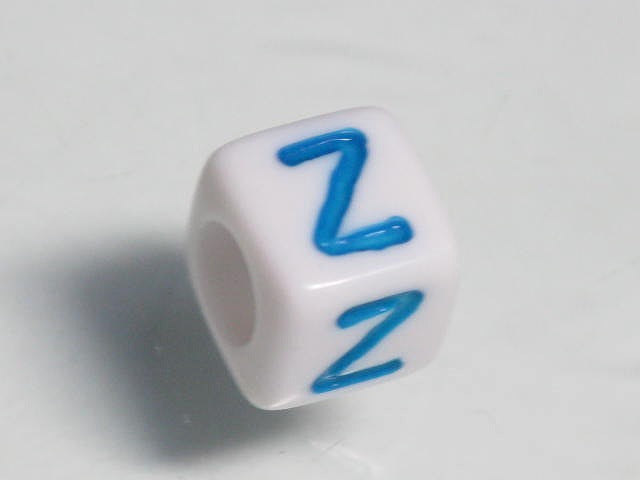 TOKO-BEADS P003-1-Z Alphabet (Z) 6mm P003-1-Z アルファベット（Z） 6mm Asian bead & African bead  Handmade,Lampeork,bead,asia,india,ethnic,parts,accessory,beads とんぼ玉,ビーズ,トンボ玉,アジア,インド,エスニック,手作り,パーツ,アクセサリー