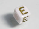 TOKO-BEADS P003-2-E Alphabet (E) 6mm P003-2-E アルファベット（E） 6mm Asian bead & African bead  Handmade,Lampeork,bead,asia,india,ethnic,parts,accessory,beads とんぼ玉,ビーズ,トンボ玉,アジア,インド,エスニック,手作り,パーツ,アクセサリー
