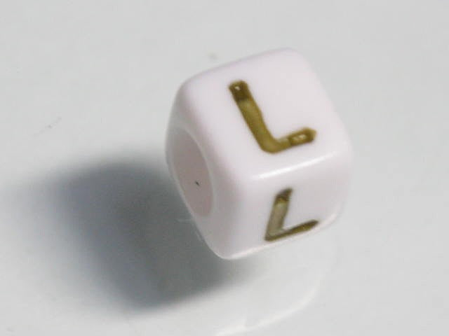 TOKO-BEADS P003-2-L Alphabet (L) 6mm P003-2-L アルファベット（L） 6mm Asian bead & African bead  Handmade,Lampeork,bead,asia,india,ethnic,parts,accessory,beads とんぼ玉,ビーズ,トンボ玉,アジア,インド,エスニック,手作り,パーツ,アクセサリー