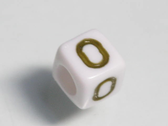 TOKO-BEADS P003-2-O Alphabet (O) 6mm P003-2-O アルファベット（O） 6mm Asian bead & African bead  Handmade,Lampeork,bead,asia,india,ethnic,parts,accessory,beads とんぼ玉,ビーズ,トンボ玉,アジア,インド,エスニック,手作り,パーツ,アクセサリー