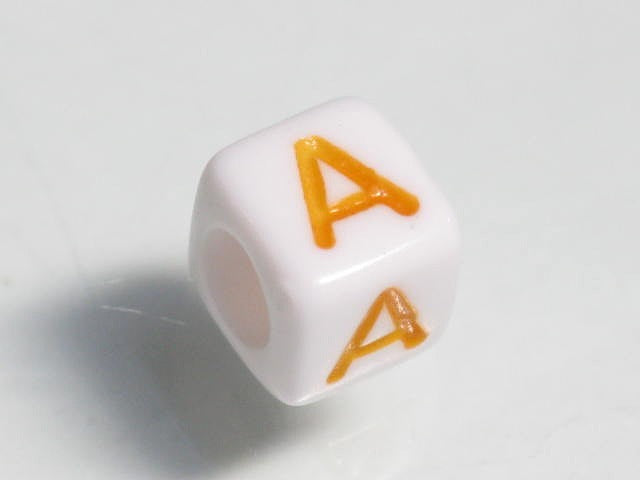 TOKO-BEADS P003-3-A Alphabet (A) 6mm P003-3-A アルファベット（A） 6mm Asian bead & African bead  Handmade,Lampeork,bead,asia,india,ethnic,parts,accessory,beads とんぼ玉,ビーズ,トンボ玉,アジア,インド,エスニック,手作り,パーツ,アクセサリー