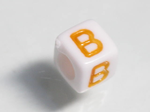 TOKO-BEADS P003-3-B Alphabet (B) 6mm P003-3-B アルファベット（B） 6mm Asian bead & African bead  Handmade,Lampeork,bead,asia,india,ethnic,parts,accessory,beads とんぼ玉,ビーズ,トンボ玉,アジア,インド,エスニック,手作り,パーツ,アクセサリー