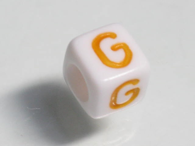 TOKO-BEADS P003-3-G Alphabet (G) 6mm P003-3-G アルファベット（G） 6mm Asian bead & African bead  Handmade,Lampeork,bead,asia,india,ethnic,parts,accessory,beads とんぼ玉,ビーズ,トンボ玉,アジア,インド,エスニック,手作り,パーツ,アクセサリー