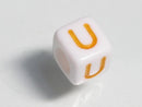 TOKO-BEADS P003-3-U Alphabet (U) 6mm P003-3-U アルファベット（U） 6mm Asian bead & African bead  Handmade,Lampeork,bead,asia,india,ethnic,parts,accessory,beads とんぼ玉,ビーズ,トンボ玉,アジア,インド,エスニック,手作り,パーツ,アクセサリー