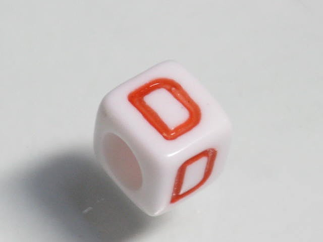 TOKO-BEADS P003-4-D Alphabet (D) 6mm P003-4-D アルファベット（D） 6mm Asian bead & African bead  Handmade,Lampeork,bead,asia,india,ethnic,parts,accessory,beads とんぼ玉,ビーズ,トンボ玉,アジア,インド,エスニック,手作り,パーツ,アクセサリー