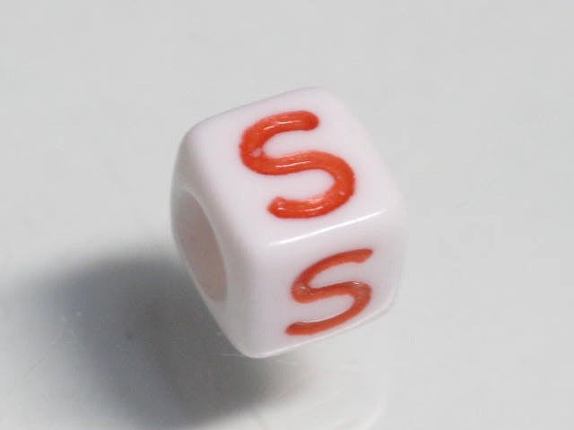TOKO-BEADS P003-4-S Alphabet (S) 6mm P003-4-S アルファベット（S） 6mm Asian bead & African bead  Handmade,Lampeork,bead,asia,india,ethnic,parts,accessory,beads とんぼ玉,ビーズ,トンボ玉,アジア,インド,エスニック,手作り,パーツ,アクセサリー