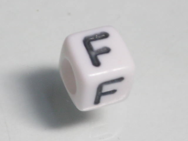 TOKO-BEADS P003-5-F Alphabet (F) 6mm P003-5-F アルファベット（F） 6mm Asian bead & African bead  Handmade,Lampeork,bead,asia,india,ethnic,parts,accessory,beads とんぼ玉,ビーズ,トンボ玉,アジア,インド,エスニック,手作り,パーツ,アクセサリー