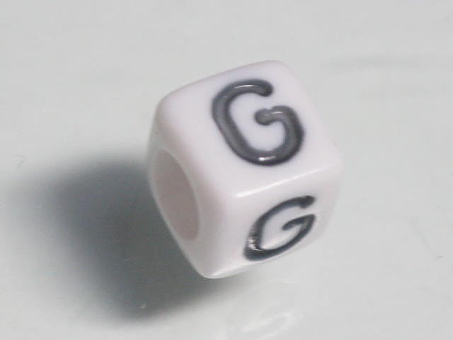 TOKO-BEADS P003-5-G Alphabet (G) 6mm P003-5-G アルファベット（G） 6mm Asian bead & African bead  Handmade,Lampeork,bead,asia,india,ethnic,parts,accessory,beads とんぼ玉,ビーズ,トンボ玉,アジア,インド,エスニック,手作り,パーツ,アクセサリー