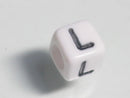 TOKO-BEADS P003-5-L Alphabet (L) 6mm P003-5-L アルファベット（L） 6mm Asian bead & African bead  Handmade,Lampeork,bead,asia,india,ethnic,parts,accessory,beads とんぼ玉,ビーズ,トンボ玉,アジア,インド,エスニック,手作り,パーツ,アクセサリー