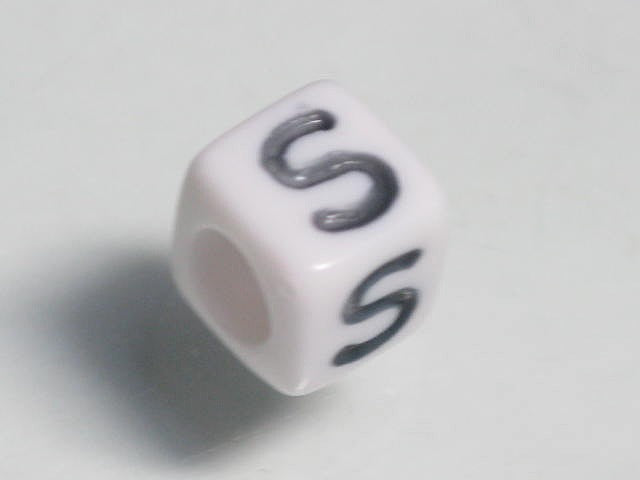 TOKO-BEADS P003-5-S Alphabet (S) 6mm P003-5-S アルファベット（S） 6mm Asian bead & African bead  Handmade,Lampeork,bead,asia,india,ethnic,parts,accessory,beads とんぼ玉,ビーズ,トンボ玉,アジア,インド,エスニック,手作り,パーツ,アクセサリー