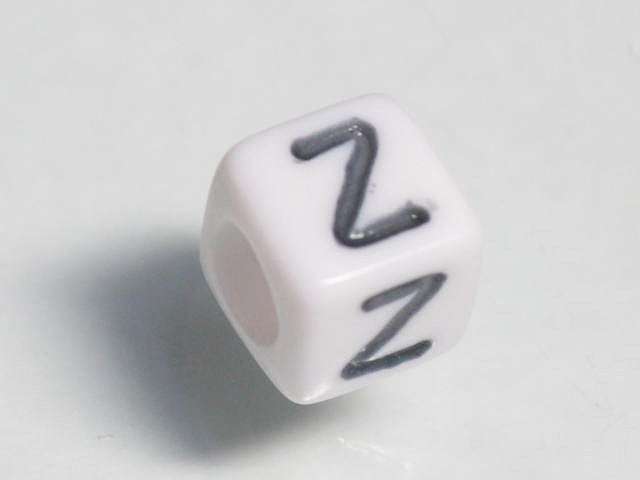 TOKO-BEADS P003-5-Z Alphabet (Z) 6mm P003-5-Z アルファベット（Z） 6mm Asian bead & African bead  Handmade,Lampeork,bead,asia,india,ethnic,parts,accessory,beads とんぼ玉,ビーズ,トンボ玉,アジア,インド,エスニック,手作り,パーツ,アクセサリー