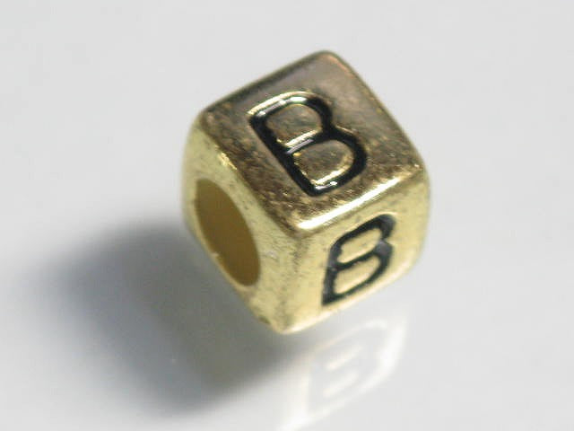 TOKO-BEADS P004-1-B Alphabet (B) 6mm P004-1-B アルファベット（B） 6mm Asian bead & African bead  Handmade,Lampeork,bead,asia,india,ethnic,parts,accessory,beads とんぼ玉,ビーズ,トンボ玉,アジア,インド,エスニック,手作り,パーツ,アクセサリー
