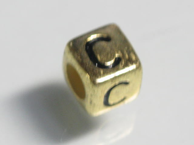 TOKO-BEADS P004-1-C Alphabet (C) 6mm P004-1-C アルファベット（C） 6mm Asian bead & African bead  Handmade,Lampeork,bead,asia,india,ethnic,parts,accessory,beads とんぼ玉,ビーズ,トンボ玉,アジア,インド,エスニック,手作り,パーツ,アクセサリー