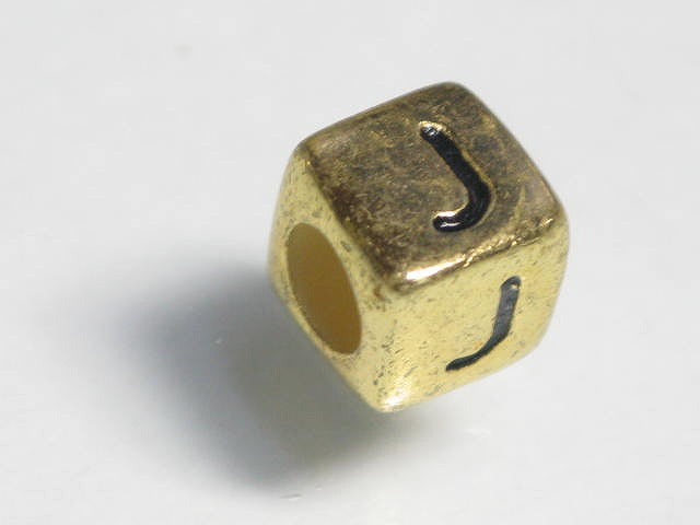 TOKO-BEADS P004-1-J Alphabet (J) 6mm P004-1-J アルファベット（J） 6mm Asian bead & African bead  Handmade,Lampeork,bead,asia,india,ethnic,parts,accessory,beads とんぼ玉,ビーズ,トンボ玉,アジア,インド,エスニック,手作り,パーツ,アクセサリー
