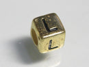 TOKO-BEADS P004-1-L Alphabet (L) 6mm P004-1-L アルファベット（L） 6mm Asian bead & African bead  Handmade,Lampeork,bead,asia,india,ethnic,parts,accessory,beads とんぼ玉,ビーズ,トンボ玉,アジア,インド,エスニック,手作り,パーツ,アクセサリー