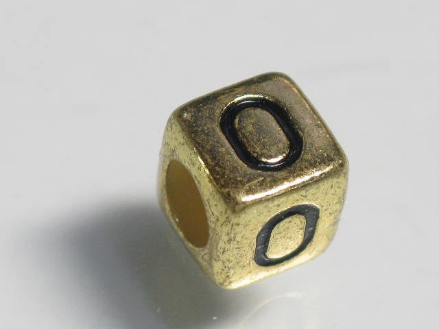 TOKO-BEADS P004-1-O Alphabet (O) 6mm P004-1-O アルファベット（O） 6mm Asian bead & African bead  Handmade,Lampeork,bead,asia,india,ethnic,parts,accessory,beads とんぼ玉,ビーズ,トンボ玉,アジア,インド,エスニック,手作り,パーツ,アクセサリー