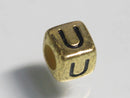 TOKO-BEADS P004-1-U Alphabet (U) 6mm P004-1-U アルファベット（U） 6mm Asian bead & African bead  Handmade,Lampeork,bead,asia,india,ethnic,parts,accessory,beads とんぼ玉,ビーズ,トンボ玉,アジア,インド,エスニック,手作り,パーツ,アクセサリー