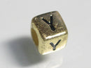 TOKO-BEADS P004-1-Y Alphabet (Y) 6mm P004-1-Y アルファベット（Y） 6mm Asian bead & African bead  Handmade,Lampeork,bead,asia,india,ethnic,parts,accessory,beads とんぼ玉,ビーズ,トンボ玉,アジア,インド,エスニック,手作り,パーツ,アクセサリー
