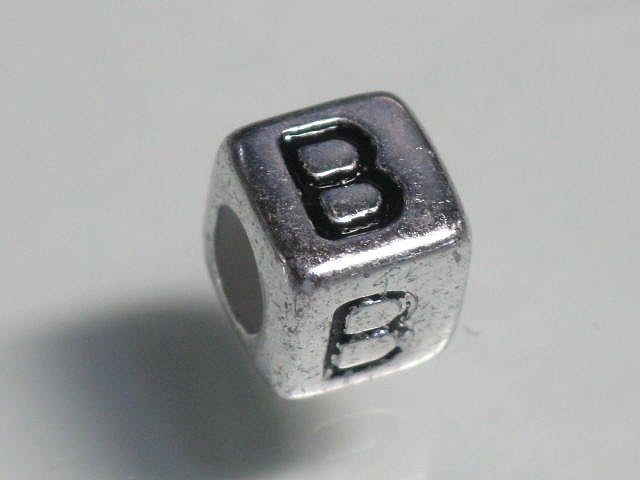 TOKO-BEADS P004-2-B Alphabet (B) 6mm P004-2-B アルファベット（B） 6mm Asian bead & African bead  Handmade,Lampeork,bead,asia,india,ethnic,parts,accessory,beads とんぼ玉,ビーズ,トンボ玉,アジア,インド,エスニック,手作り,パーツ,アクセサリー