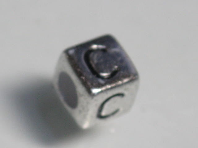 TOKO-BEADS P004-2-C Alphabet (C) 6mm P004-2-C アルファベット（C） 6mm Asian bead & African bead  Handmade,Lampeork,bead,asia,india,ethnic,parts,accessory,beads とんぼ玉,ビーズ,トンボ玉,アジア,インド,エスニック,手作り,パーツ,アクセサリー