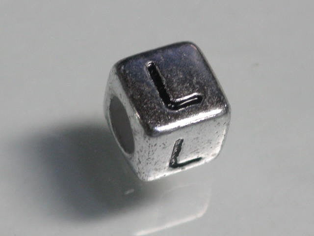 TOKO-BEADS P004-2-L Alphabet (L) 6mm P004-2-L アルファベット（L） 6mm Asian bead & African bead  Handmade,Lampeork,bead,asia,india,ethnic,parts,accessory,beads とんぼ玉,ビーズ,トンボ玉,アジア,インド,エスニック,手作り,パーツ,アクセサリー