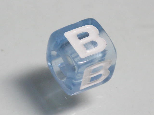 TOKO-BEADS P005-1-B Alphabet (B) 7mm P005-1-B アルファベット（B） 7mm Asian bead & African bead  Handmade,Lampeork,bead,asia,india,ethnic,parts,accessory,beads とんぼ玉,ビーズ,トンボ玉,アジア,インド,エスニック,手作り,パーツ,アクセサリー